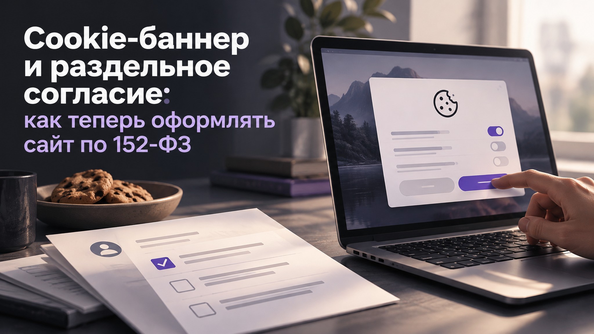 Cookie-баннер и раздельное согласие: как теперь оформлять сайт по 152-ФЗ