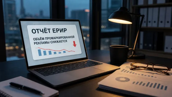 РКН: объём промаркированной интернет-рекламы в ЕРИР упал почти на 20% за год