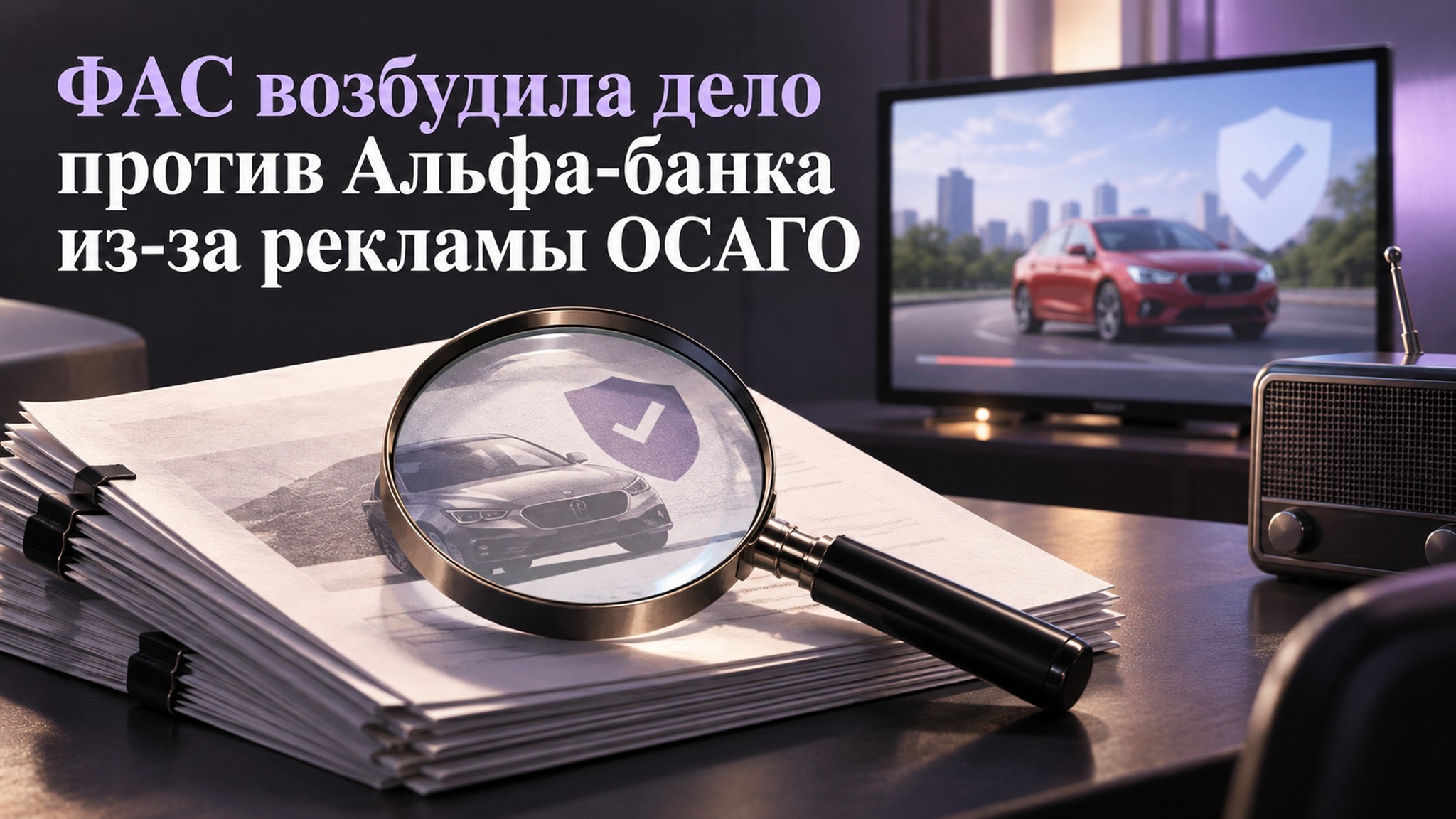 ФАС возбудила дело против Альфа-банка из-за рекламы ОСАГО