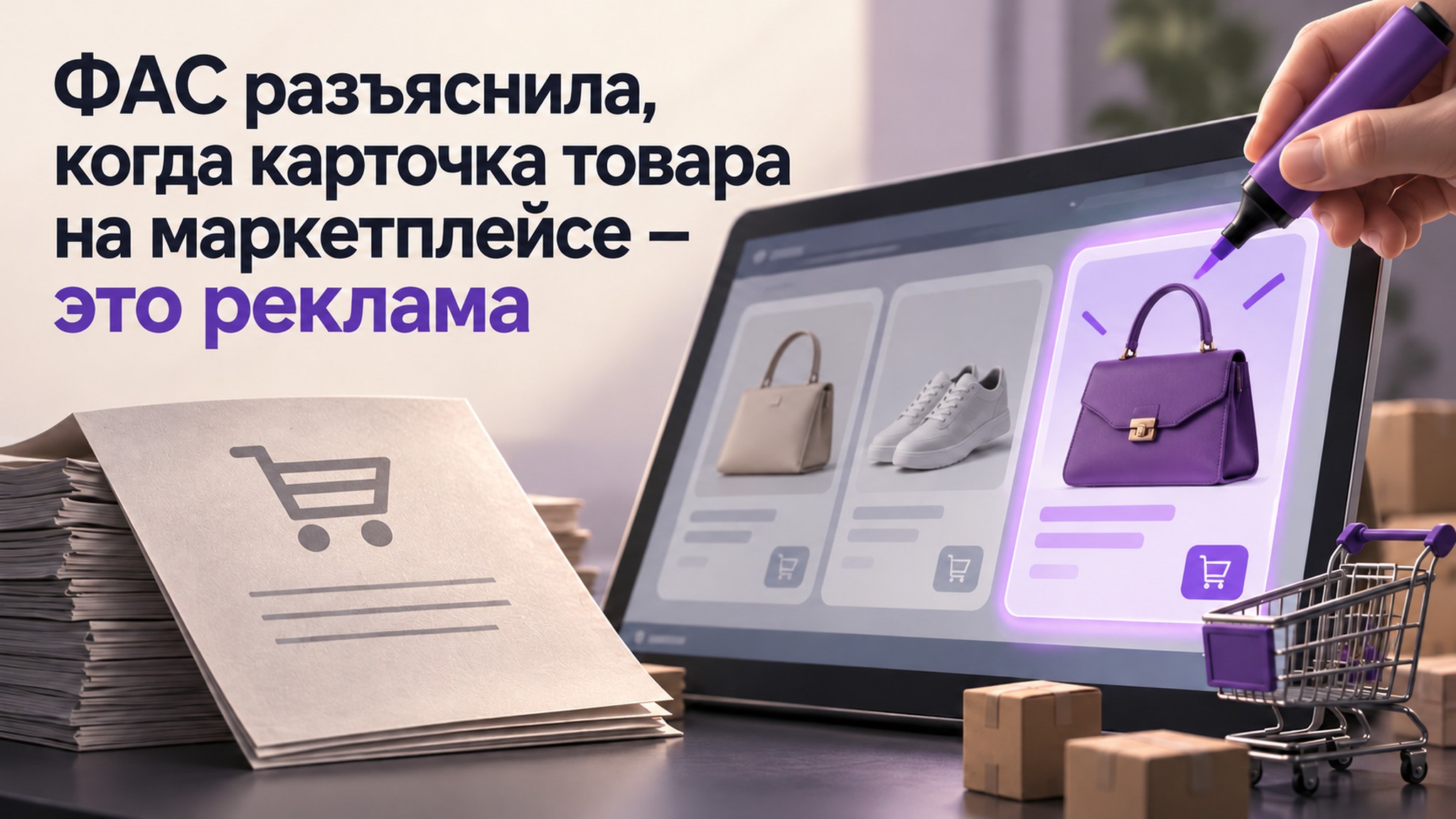 ФАС разъяснила, когда карточка товара на маркетплейсе — это реклама