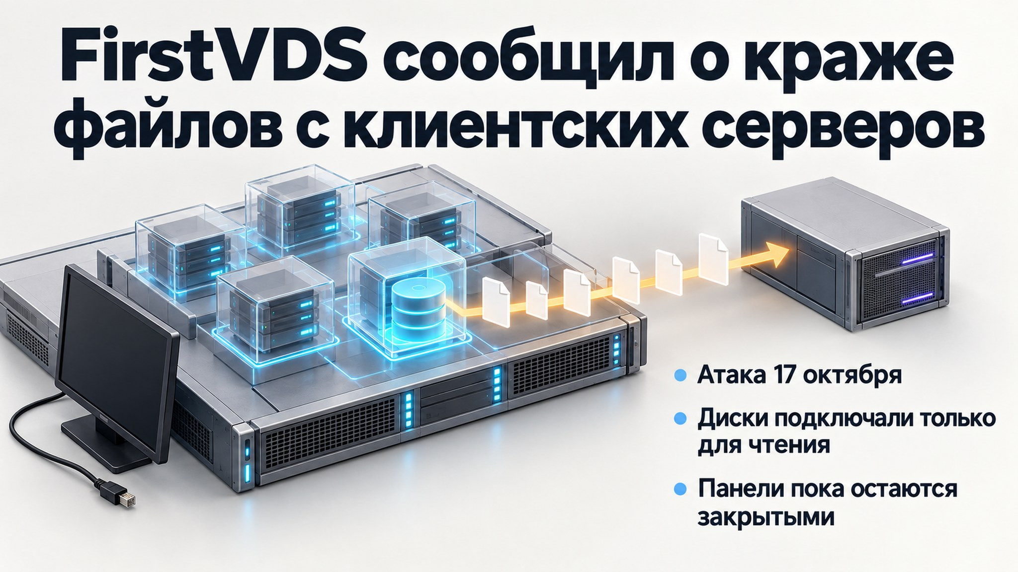 FirstVDS сообщил о краже файлов с клиентских серверов