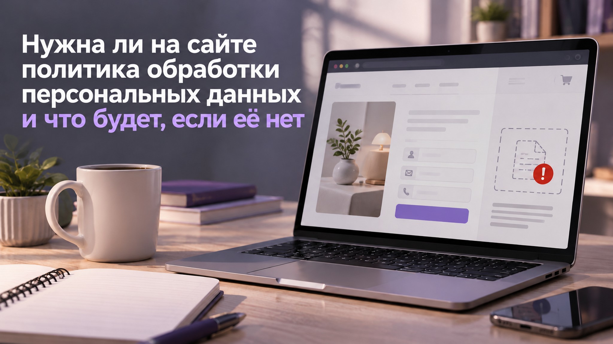 Нужна ли на сайте политика обработки персональных данных и что будет, если её нет
