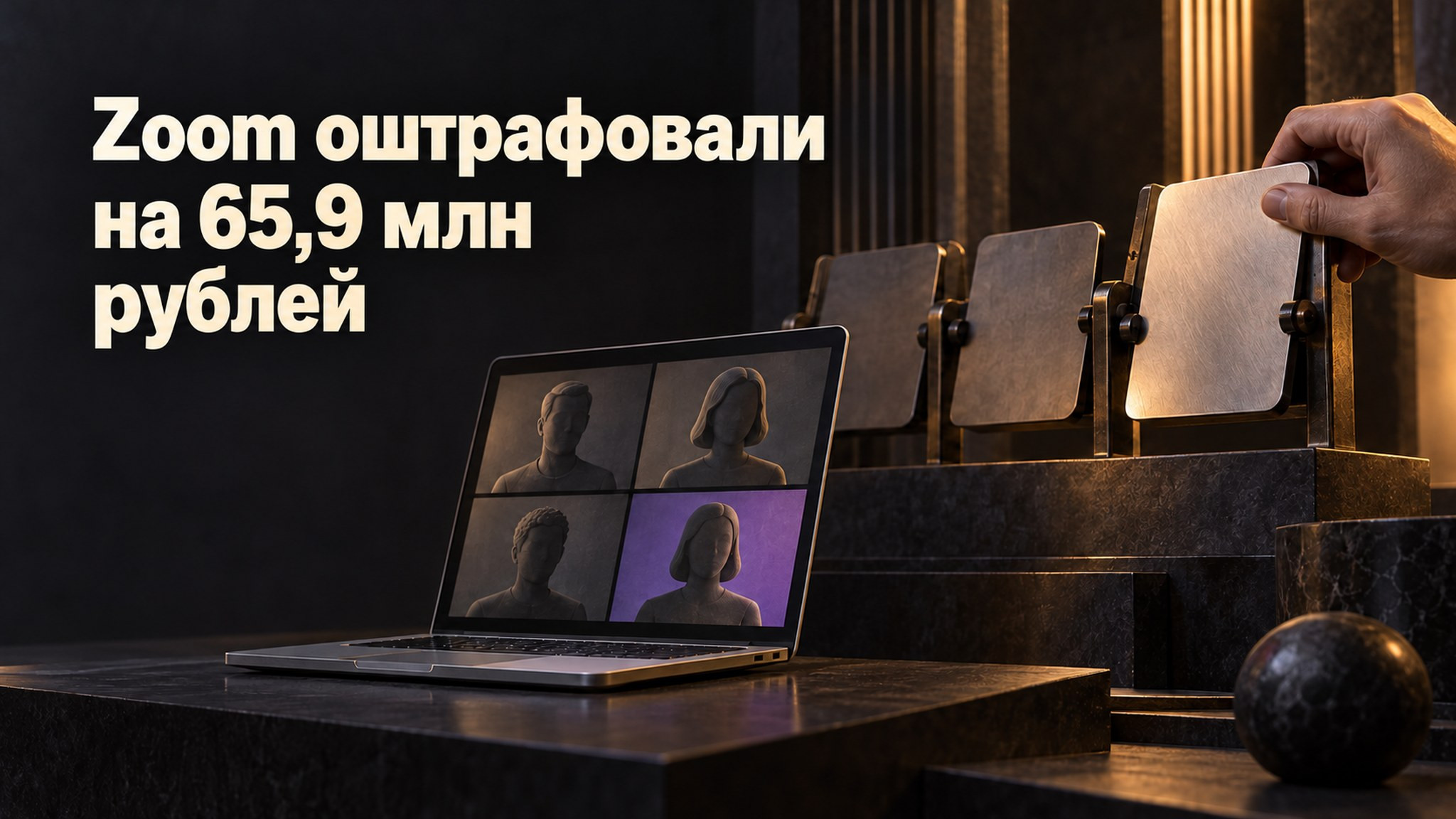 Zoom оштрафовали на 65,9 млн рублей